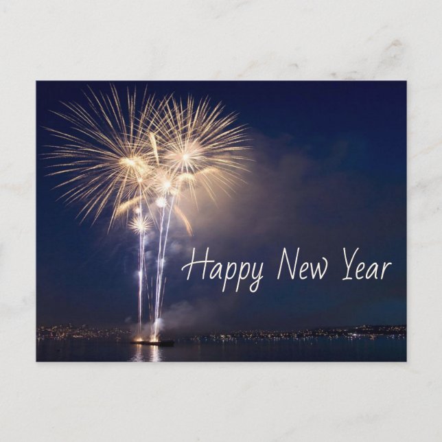 Tarjeta postal de Año Nuevo (Anverso)