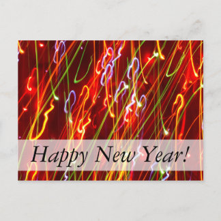 Tarjeta postal de Año Nuevo Personalizado de las l