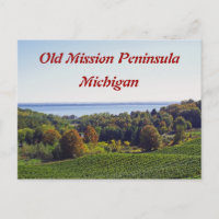 TARJETA POSTAL DE "ANTIGUA MISIÓN PENÍNSULA, MICHI