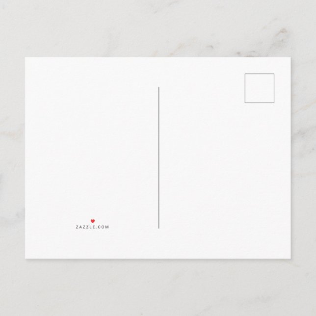 Tarjeta postal de anuncio (Reverso)