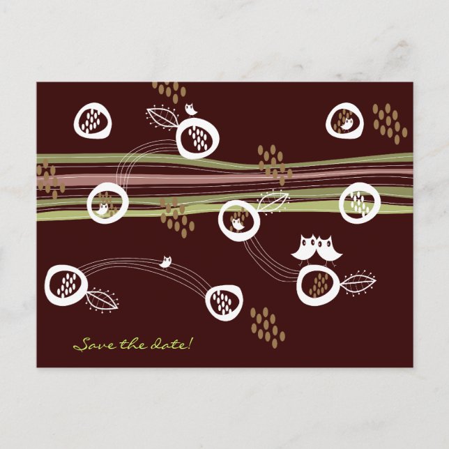 Tarjeta Postal de Anuncio Anticipado de la Familia (Anverso)