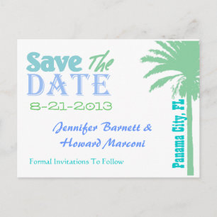 Tarjeta Postal de Anuncio de Ahorro con Estilo Tro