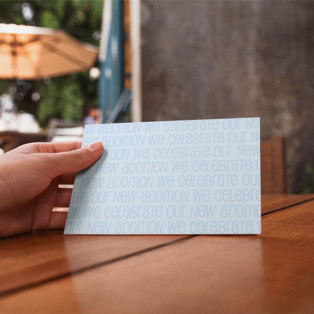 Tarjeta postal de anuncio de bebé niño (Subido por el creador)