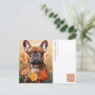 Tarjeta postal de anuncio de cachorros