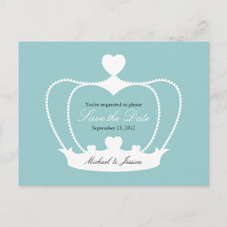 Tarjeta postal de anuncio de Elegant Crown Save th