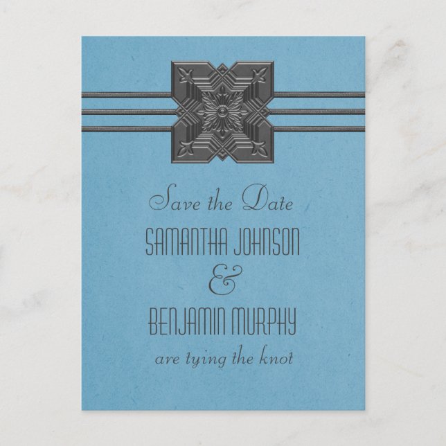 Tarjeta Postal de Anuncio de Fecha de Ahorro de Fr (Anverso)