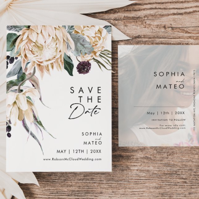 Tarjeta Postal de Anuncio de Fecha de Boda con Gui (Subido por el creador)