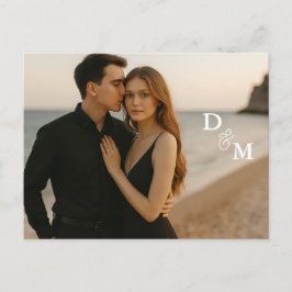 Tarjeta Postal de Anuncio de Fecha de Guardado con