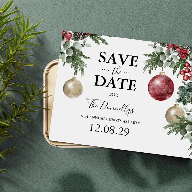 Tarjeta Postal de Anuncio de Fiesta de Navidad Ele (Subido por el creador)