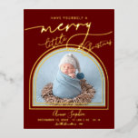 Tarjeta postal de anuncio de nacimiento con marco<br><div class="desc">Tarjeta postal de Navidad con temática de arco y caligrafía moderna. Fácil de personalizar con tus datos. TEN EN CUENTA: Para obtener ayuda con pedidos,  envíos,  información del producto,  etc.,  contacta directamente con el Servicio de Atención al Cliente de Zazzle.</div>