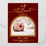 Tarjeta postal de anuncio de nacimiento con marco<br><div class="desc">Tarjeta postal de Navidad con temática de arco y caligrafía moderna. Fácil de personalizar con tus datos. TEN EN CUENTA: Para asistencia en pedidos,  envío,  información del producto,  etc.,  contacta directamente con el Servicio de Atención al Cliente de Zazzle.</div>