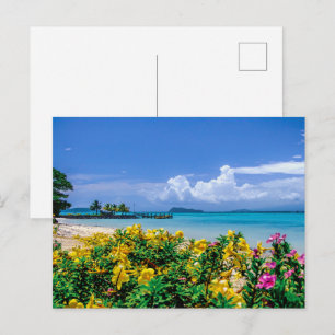 Tarjeta postal de apartamento con vista al mar mod