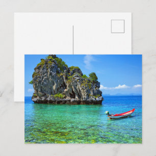 Tarjeta Postal de Apartamento con Vista al Mar Mod