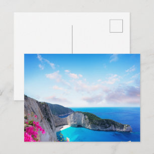 Tarjeta postal de apartamento con vista al mar mod