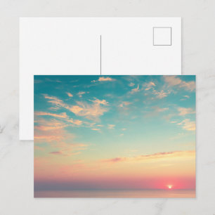 Tarjeta Postal de Apartamento con Vista al Mar Mod