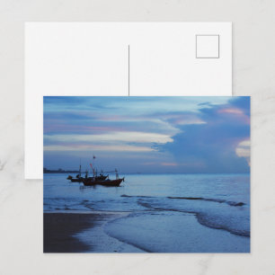 Tarjeta postal de apartamento con vista al mar mod