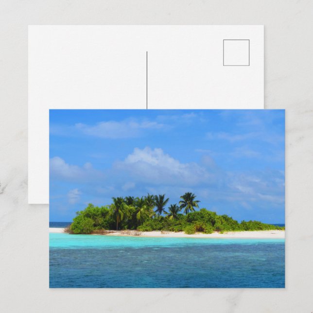 Tarjeta postal de apartamento con vista al mar mod (Anverso / Reverso)