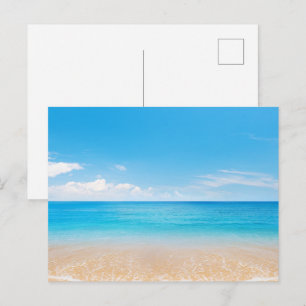 Tarjeta postal de apartamento con vista al mar mod