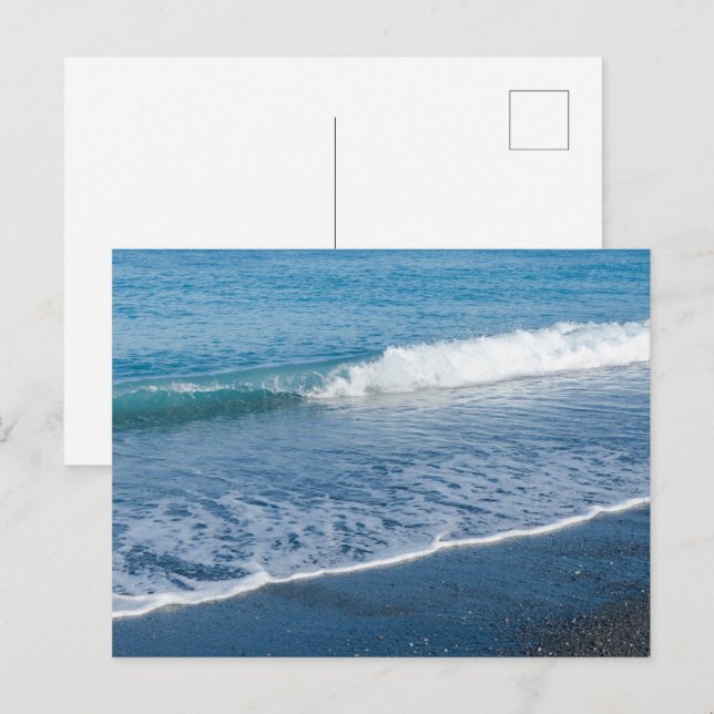 Tarjeta postal de apartamento con vista al mar mod (Anverso / Reverso)