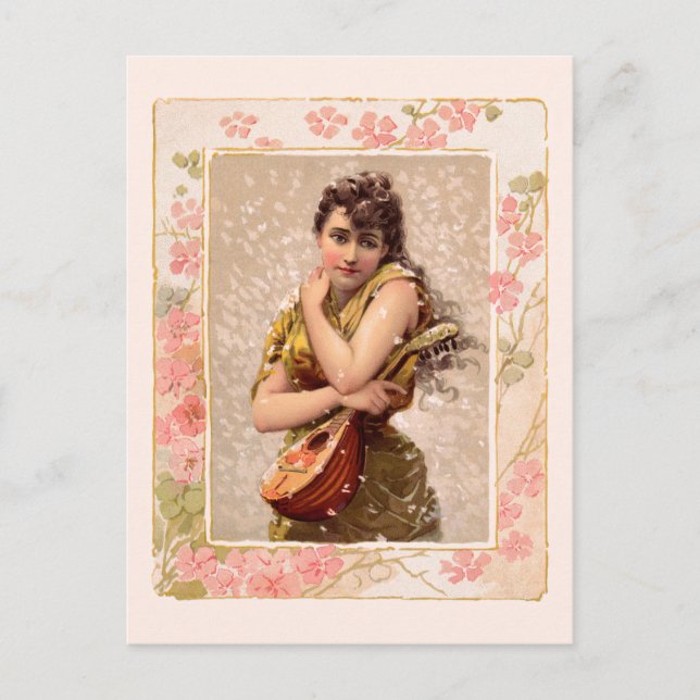 Tarjeta postal de April Blizzard (Anverso)