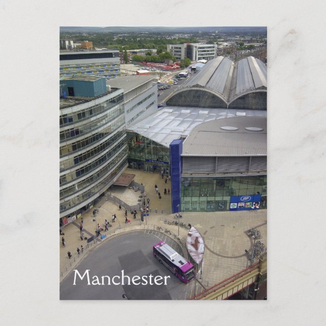 Tarjeta postal de aproximación de estación (Anverso)