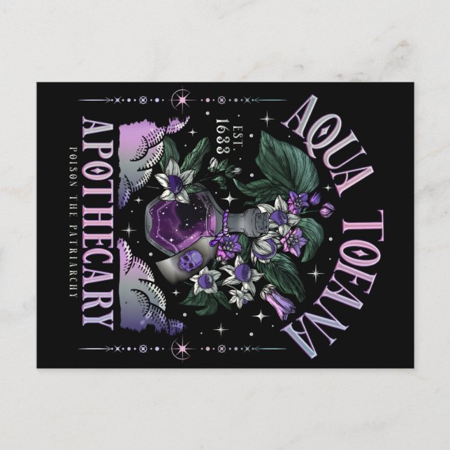 Tarjeta Postal de Aqua Tofana (Anverso)