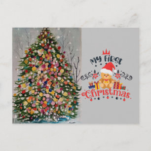TARJETA POSTAL DE ARBOL DE NAVIDAD