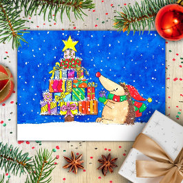 tarjeta postal de árbol de navidad de Nicole Janes