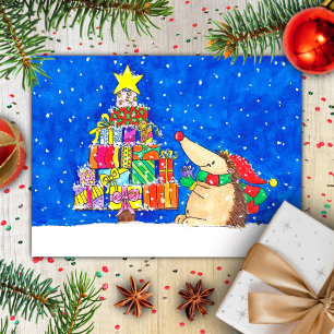 tarjeta postal de árbol de navidad de Nicole Janes