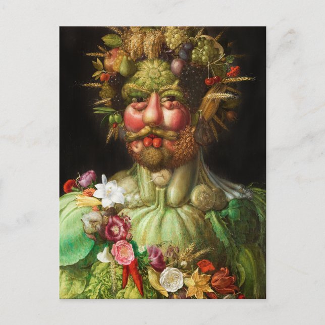 Tarjeta postal de Arcimboldo Rodolfo II (Anverso)
