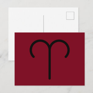 Tarjeta postal de Aries