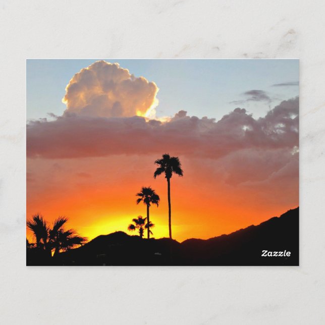 Tarjeta postal de Arizona Sunset (Reverso)