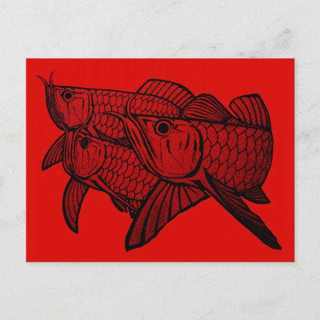 Tarjeta postal de Arowana (Anverso)