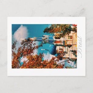 Tarjeta postal de arquitectura de la ciudad de Bre