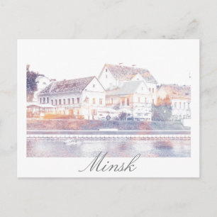 Tarjeta postal de arquitectura de Minsk Bielorrusi