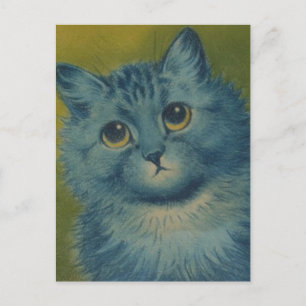 TARJETA POSTAL DE ARTE CAT DE LOUIS WAIN CUTE VINT