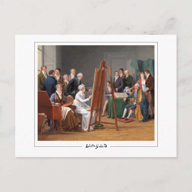 Tarjeta postal de arte de Adélaïde Labille-Guiard  (Anverso)
