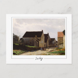 Tarjeta postal de arte de Alfred Sisley #10
