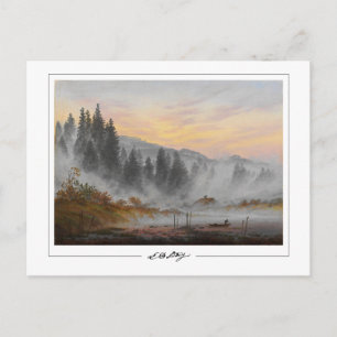 Tarjeta postal de arte de Caspar David Friedrich #
