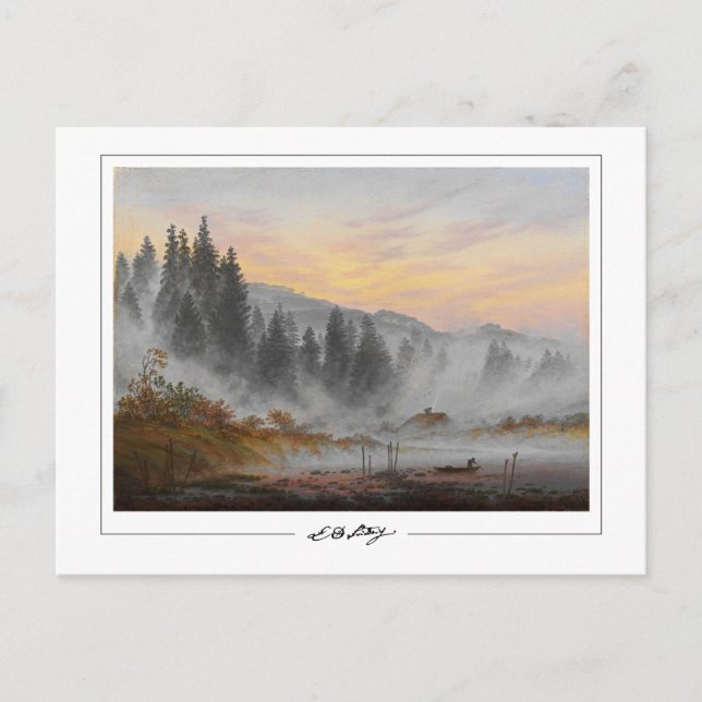 Tarjeta postal de arte de Caspar David Friedrich # (Anverso)