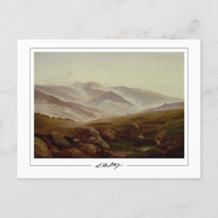 Tarjeta postal de arte de Caspar David Friedrich #