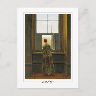 Tarjeta postal de arte de Caspar David Friedrich #