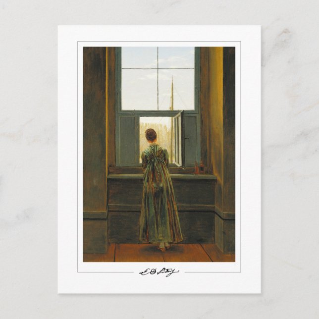 Tarjeta postal de arte de Caspar David Friedrich # (Anverso)