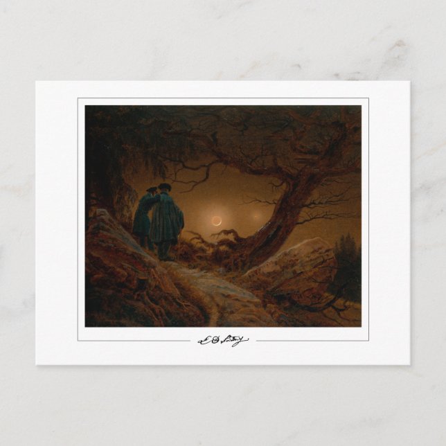 Tarjeta postal de arte de Caspar David Friedrich # (Anverso)