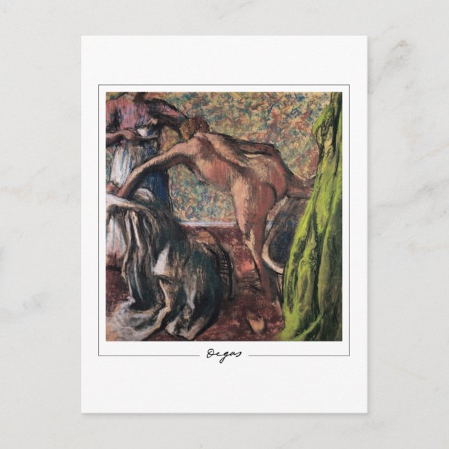 Tarjeta postal de arte de Edgar Degas #14-2 (Anverso)
