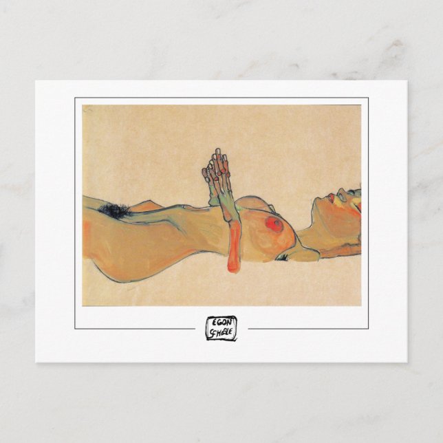 Tarjeta postal de arte de Egon Schiele #1-2 (Anverso)