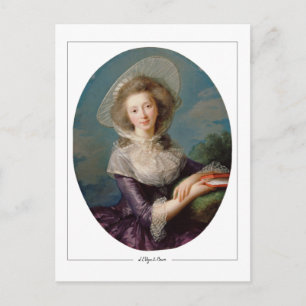 Tarjeta postal de arte de Élisabeth Vigée Le Brun 