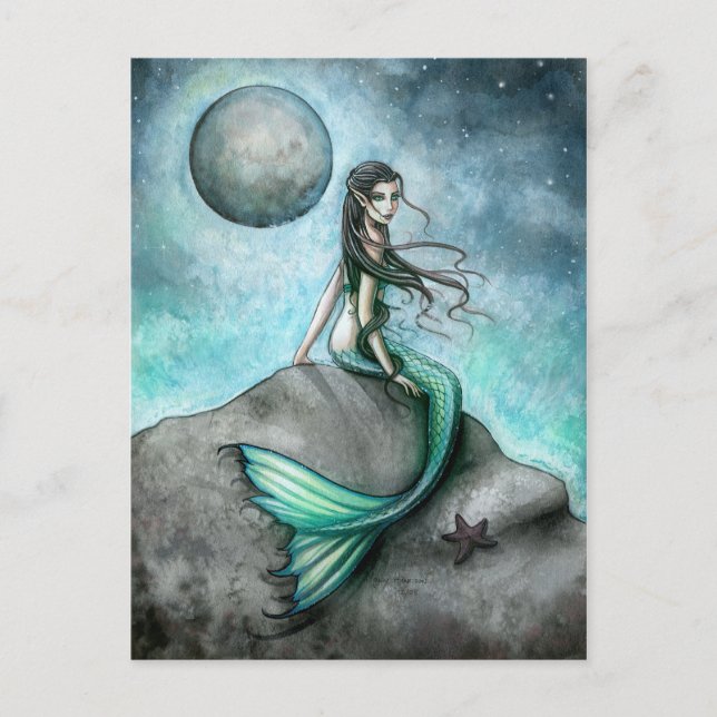 Tarjeta postal de arte de fantasía de Meramid de L (Anverso)