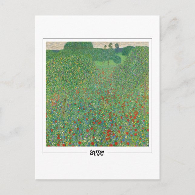 Tarjeta postal de arte de Gustav Klimt #3 (Anverso)