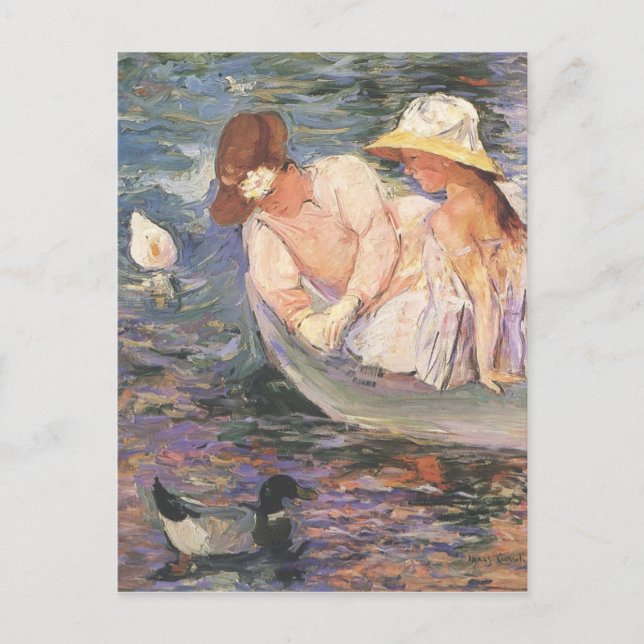 Tarjeta postal de arte de Mary Cassatt (Anverso)